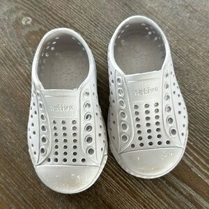 Like new baby size 4 gray Native slip ons